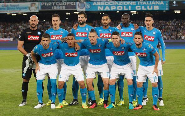 Squadra Napoli Champions League