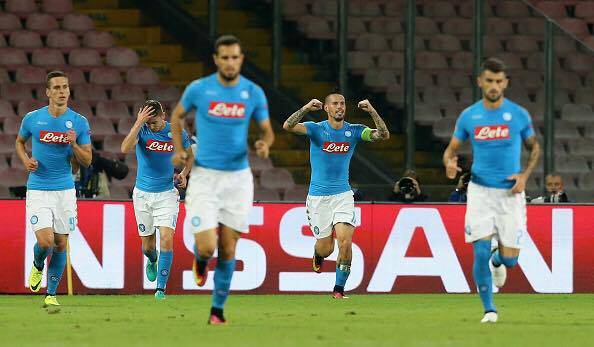 Napoli-Benfica Champions League