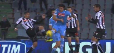 Cavani Udine Damato rigore