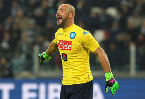 Pepe Reina portiere Napoli