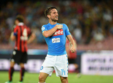 Dries Mertens attaccante Napoli