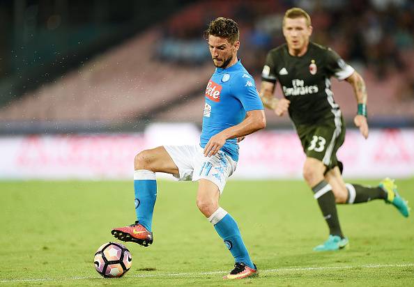 Dries Mertens attaccante Napoli