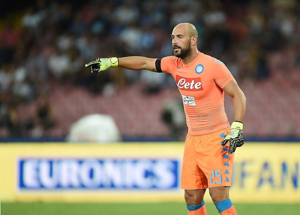 Pepe Reina portiere Napoli