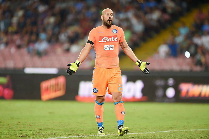 Pepe Reina portiere Napoli