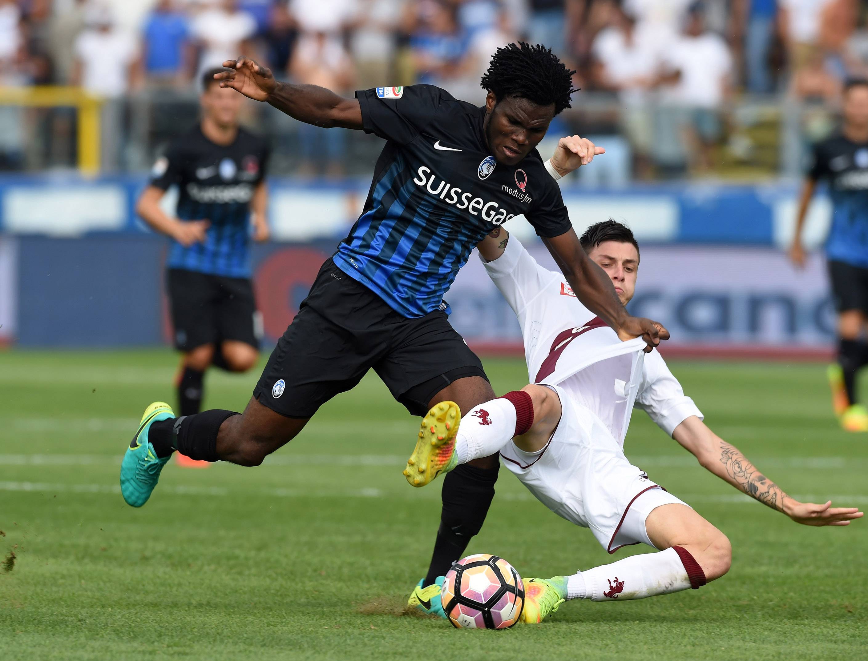 Franck Kessié in azione con l'Atalanta ©Getty Images)