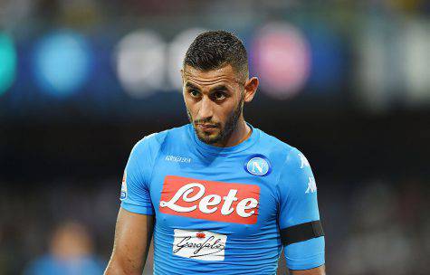 NAPLES, ITALY - AUGUST 27: Faouzi Ghoulam of Napoli in action before the Serie A match between SSC Napoli and AC Milan at Stadio San Paolo on August 27, 2016 in Naples, Italy.  (Photo by Francesco Pecoraro/Getty Images)