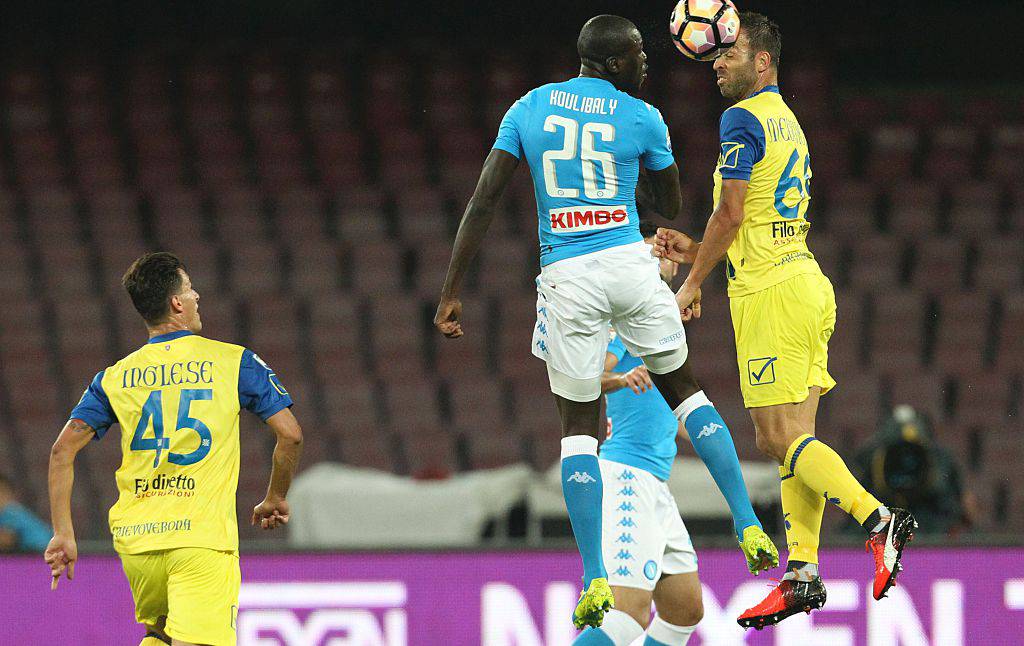Kalidou Koulibaly in azione col Napoli ©Getty Images