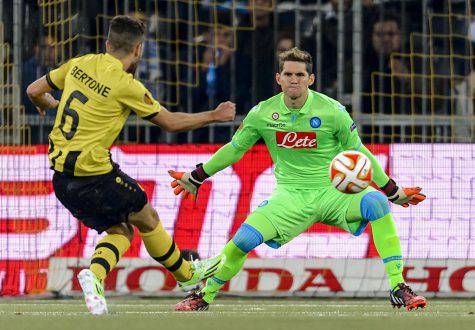 Rafael Cabral in azione col Napoli ©Getty Images