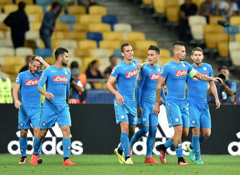 Dinamo Kiev Napoli, esultanza azzurra ©Getty Images