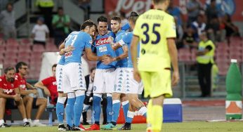 Napoli, i convocati per il Genoa: fuori El Kaddouri e Chiriches