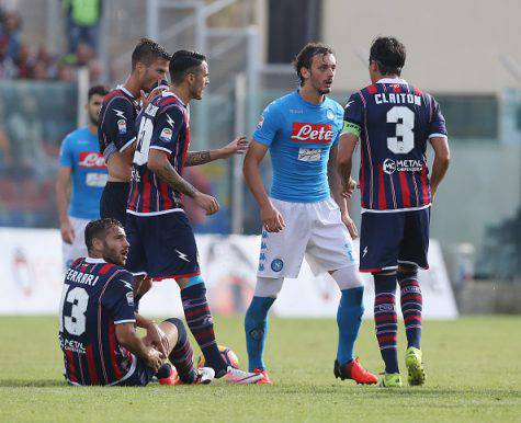 Gabbiadini roso Crotone-Napoli