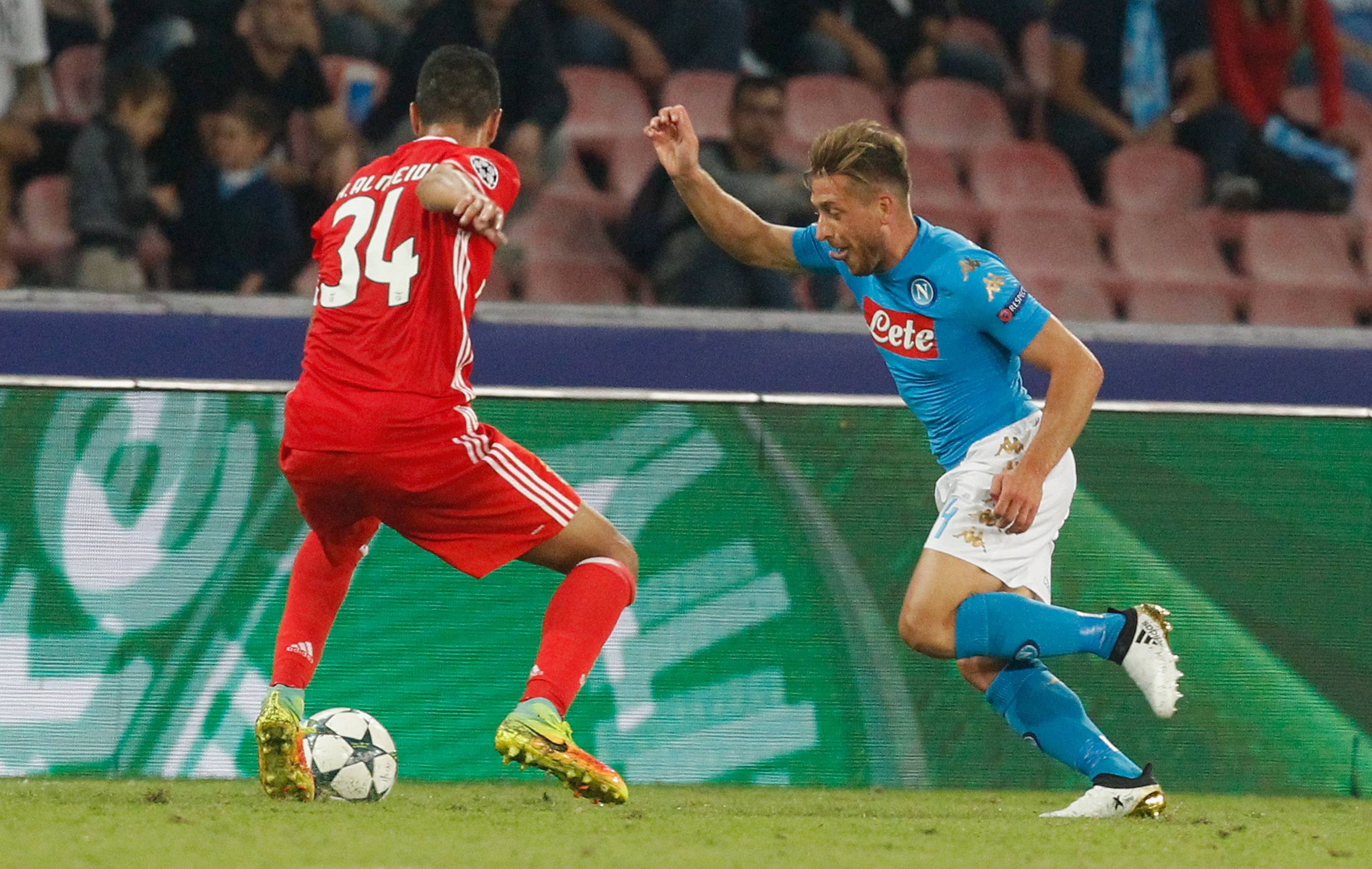 Giaccherini col Napoli © Getty Images