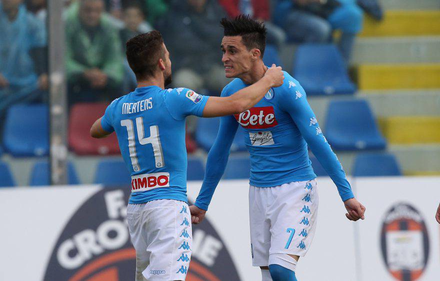 Mertens e Callejon attaccanti Napoli