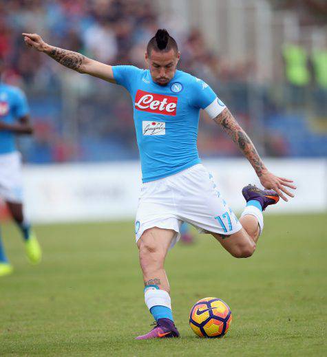 CROTONE, ITALY - OCTOBER 23:  Marek Hamsik of Napoli during the Serie A match between FC Crotone and SSC Napoli at Stadio Comunale Ezio Scida on October 23, 2016 in Crotone, Italy.  (Photo by Maurizio Lagana/Getty Images)
