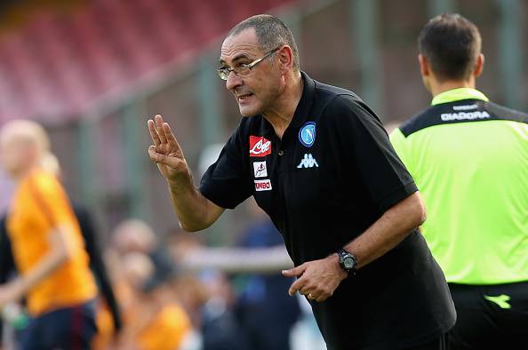 Maurizio Sarri in panchina © Getty Images