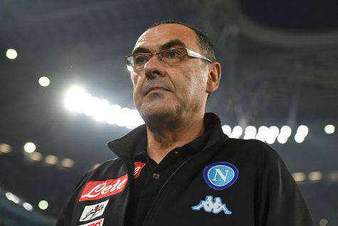 TURIN, ITALY - OCTOBER 29: SSC Napoli head coach Maurizio Sarri looks on during the Serie A match between Juventus FC and SSC Napoli at Juventus Stadium on October 29, 2016 in Turin, Italy. (Photo by Valerio Pennicino/Getty Images)