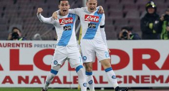 #NAPOLIINTER 3-0, Zielinski ed Hamsik da impazzire, neroazzurri ko