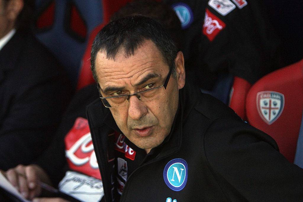 Sarri in Cagliari-Napoli