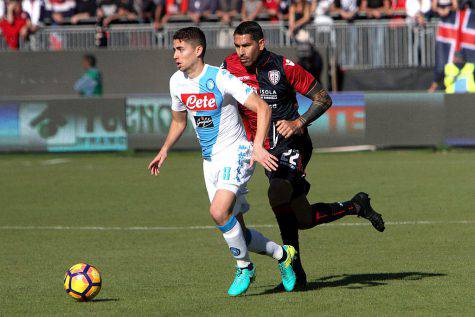 Jorginho in Cagliari-Napoli