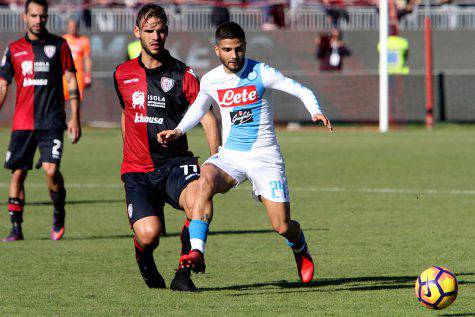 Insigne in Cagliari-Napoli