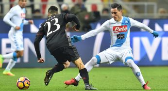 Napoli twitta, Milan risponde: “Che spot per il calcio”