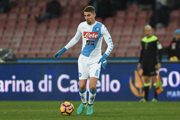 Jorginho in azione col Napoli ©Getty Images