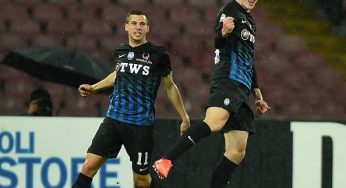 #NapoliAtalanta 0-2: uno strepitoso Caldara abbatte gli azzurri