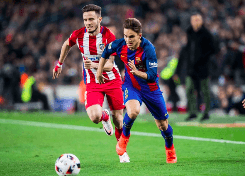 Denis Suarez col Barcellona ©Getty Images