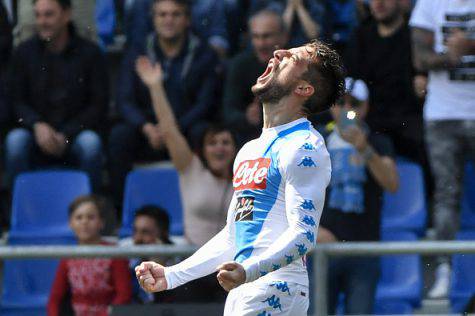 Mertens Sassuolo-Napoli