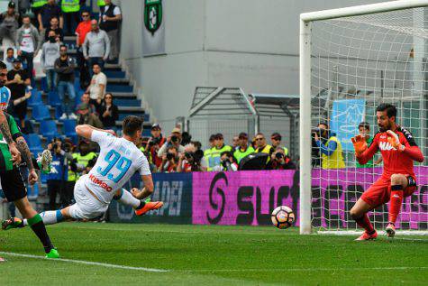 Milik in gl col Napoli © Getty Images