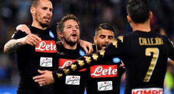 Lazio-Napoli 0-3, dominio azzurro all’Olimpico. Doppietta di Insigne