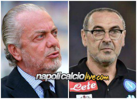 De Laurentiis e Sarri by Napolicalciolive.com