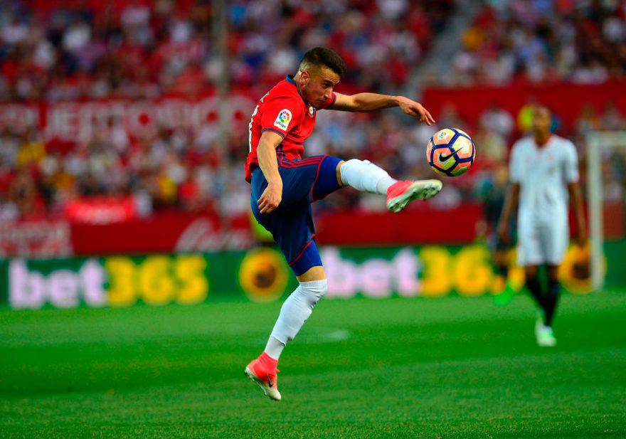 Alex Berenguer in azione con l'Osasuna ©Getty