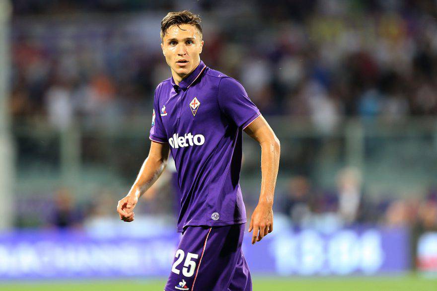 Federico Chiesa in campo con la Fiorentina © Getty Images