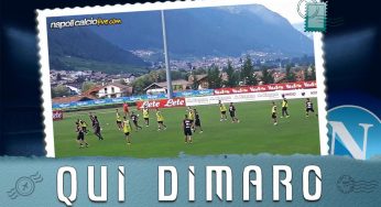 QUI DIMARO – Decimo giorno di allenamento, a parte Mario Rui