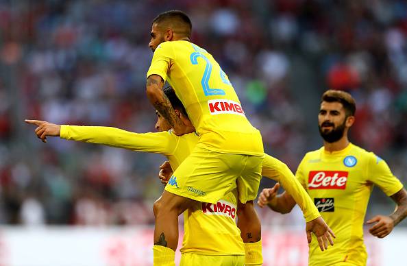 Atletico-Napoli, Insigne Callejon © Getty Images