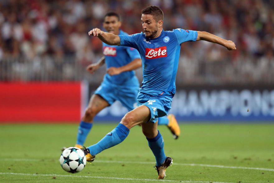 Dries Mertens in Nizza-Napoli ©Getty