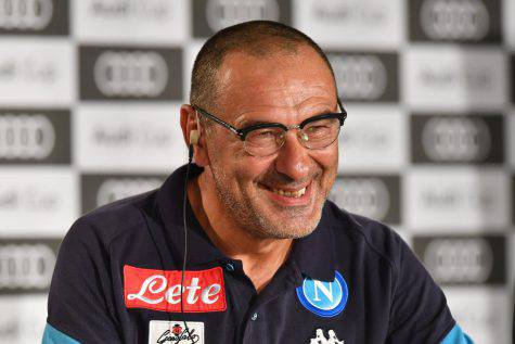 Maurizio Sarri in conferenza ©Getty