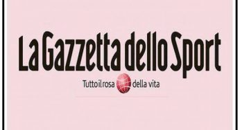 RASSEGNA STAMPA – La prima pagina de La Gazzetta dello Sport di lunedì 20 novembre 2017