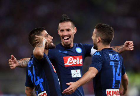 Hamsik Mertens Insigne Lazio-Napoli ©Getty