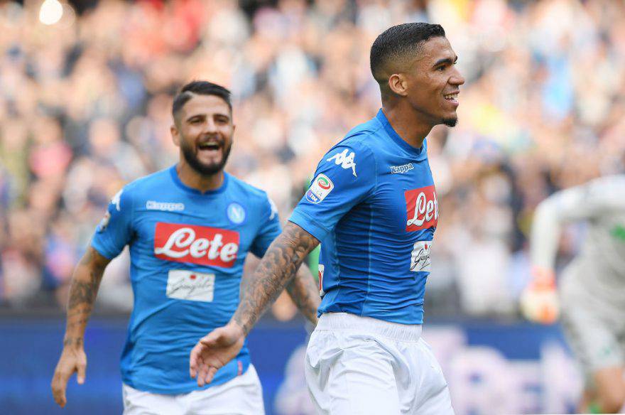 Allan Insigne Napoli-Sassuolo