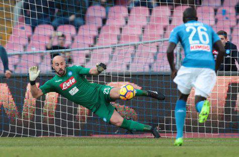 Reina portiere Napoli