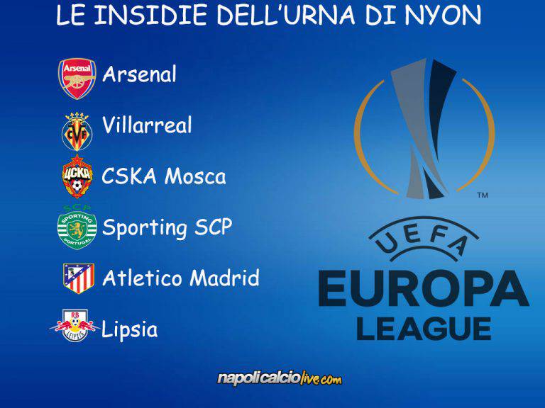 Europa League Oggi il sorteggio a Nyon le possibili avversarie del
