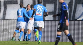Atalanta-Napoli, goal di Hamsik da convalidare