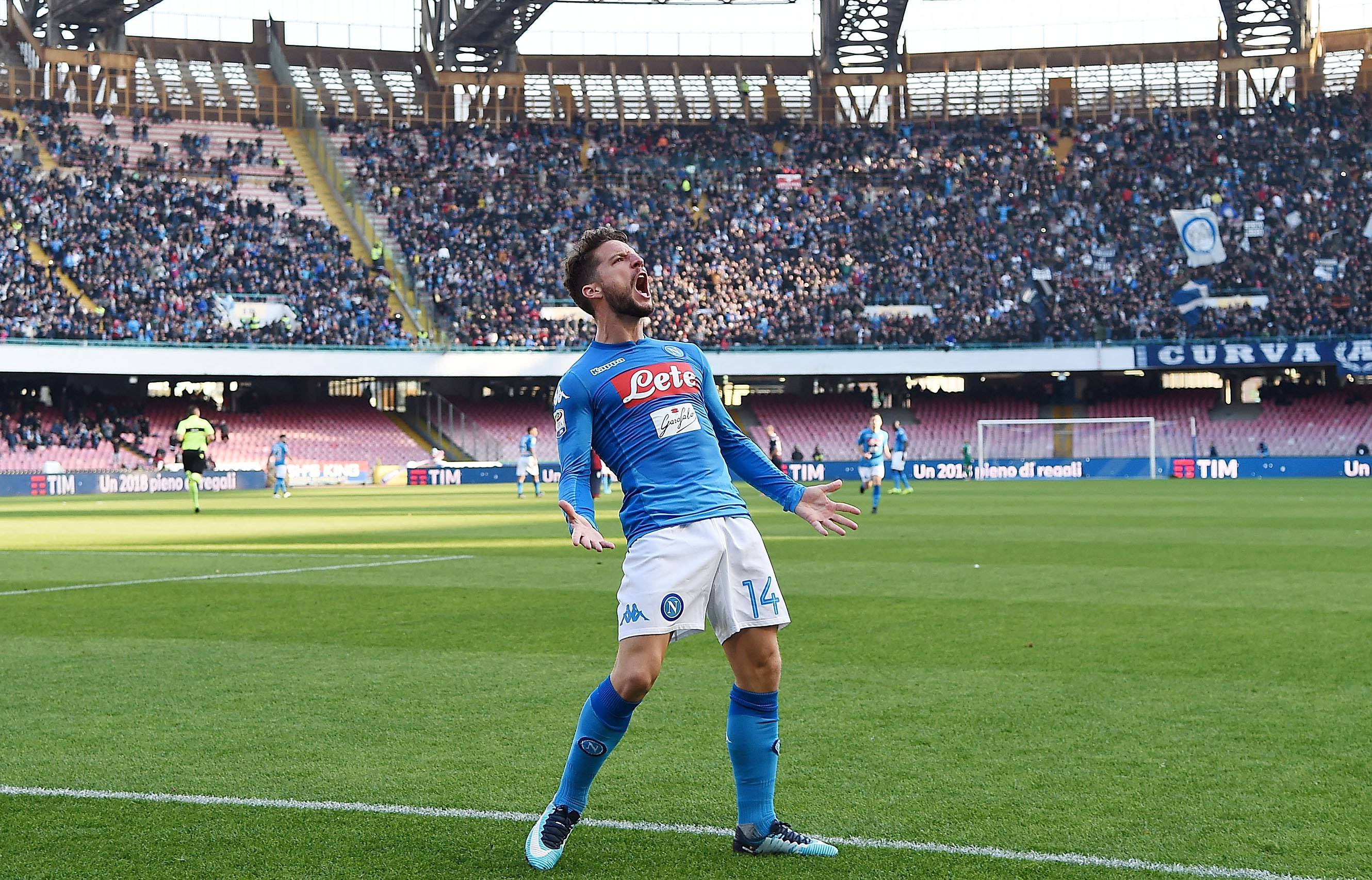 Attaccante Napoli Mertens