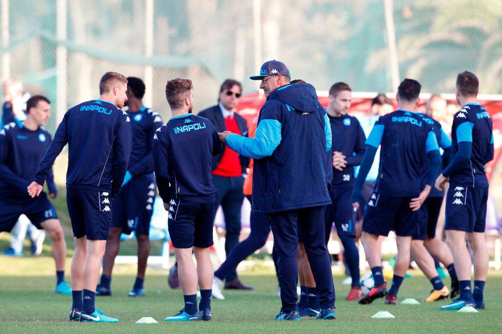 Allenamento del Napoli