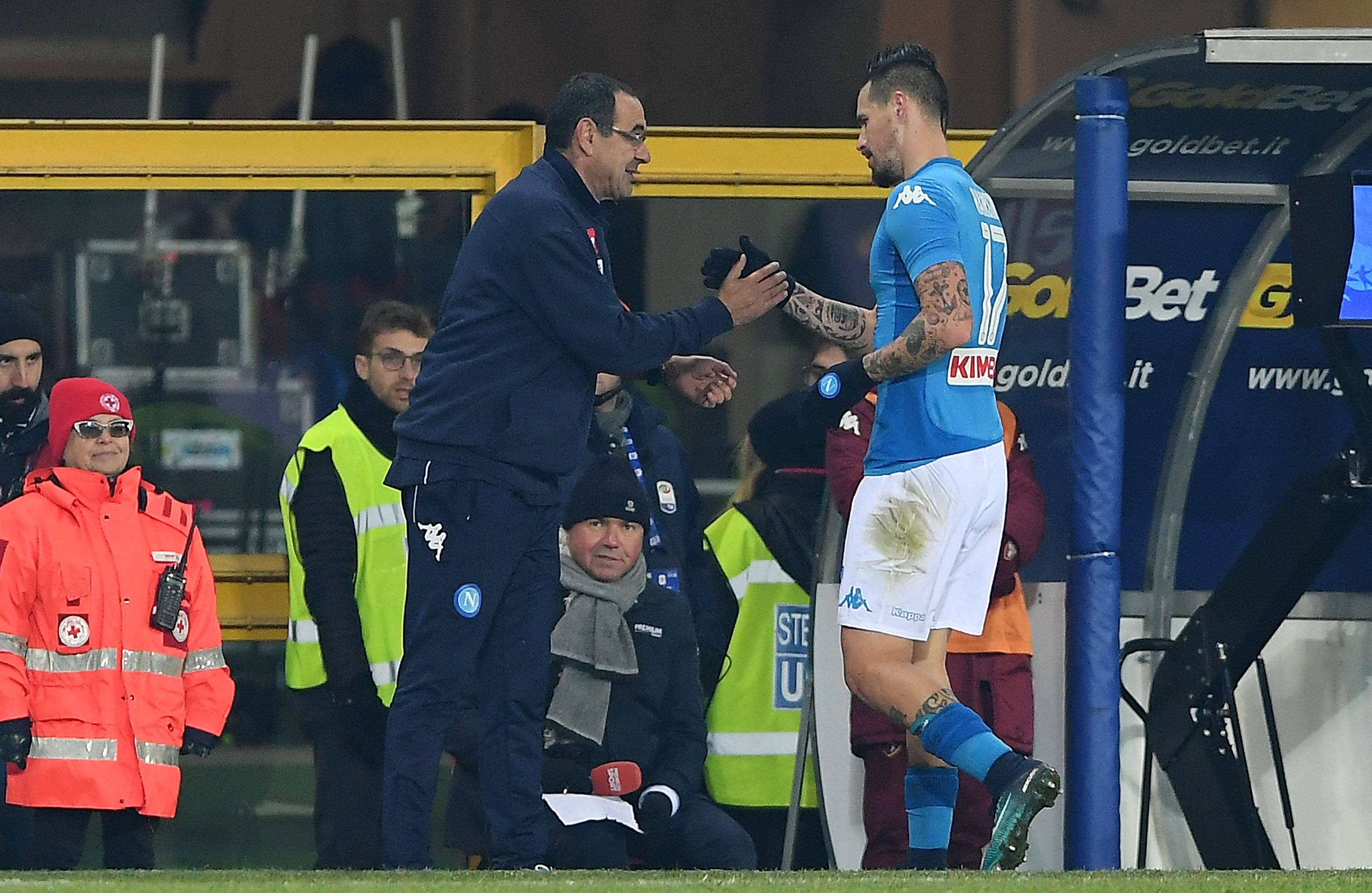 Sarri e Hamsik