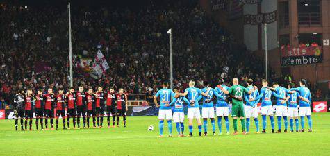 Napoli-Genoa formazioni