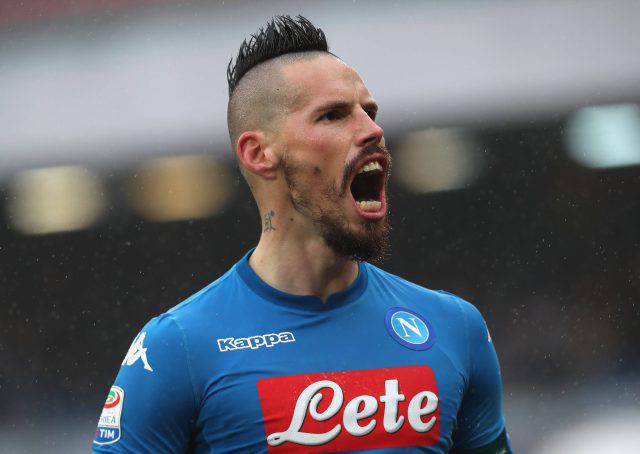 Sassuolo-Napoli convocati Hamsik