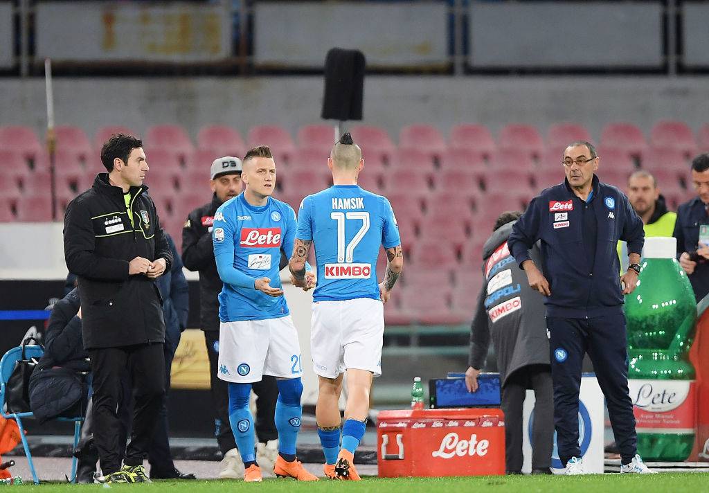 Hamsik infortunato